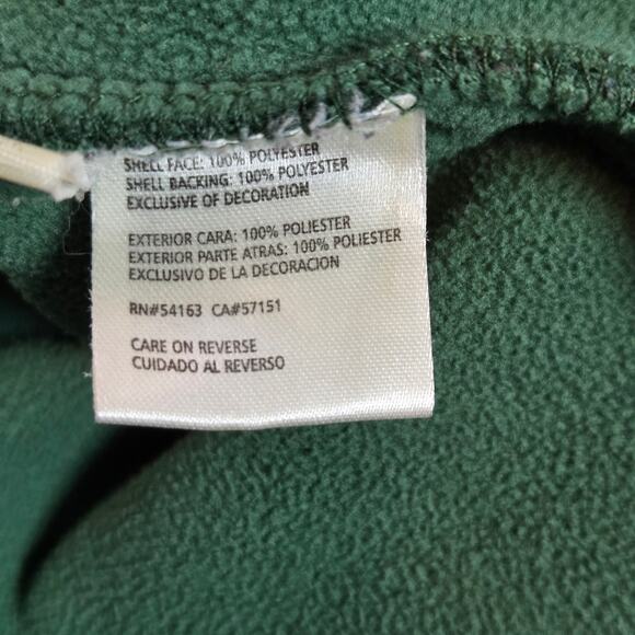 NHL Minnesota Wild XXL Full Zip Green Performance Fleece Jacket - Picture 5 of 15